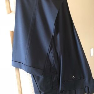 Men’s Bernini super 110s wool pants zignone 36